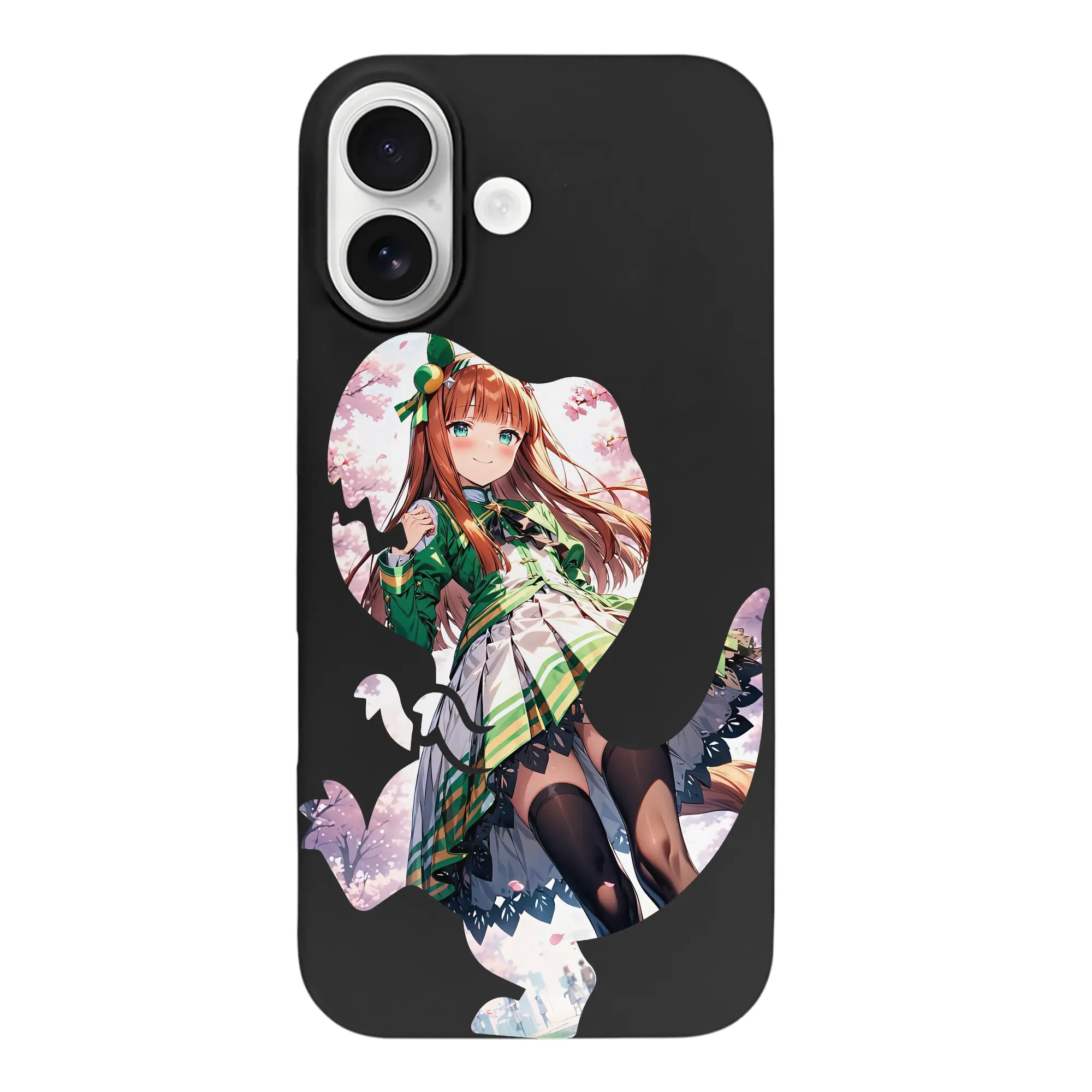 ウマ娘 プリティーダービー グッズ サイレンススズカ - iPhone 17 シリーズ シリコンケース 薄型 耐衝撃 指紋防止 ソフトタッチカバー 精密フィット 傷防止 保護ケース iPhone 17/17 Air/17 Pro/17 Pro Max 対応